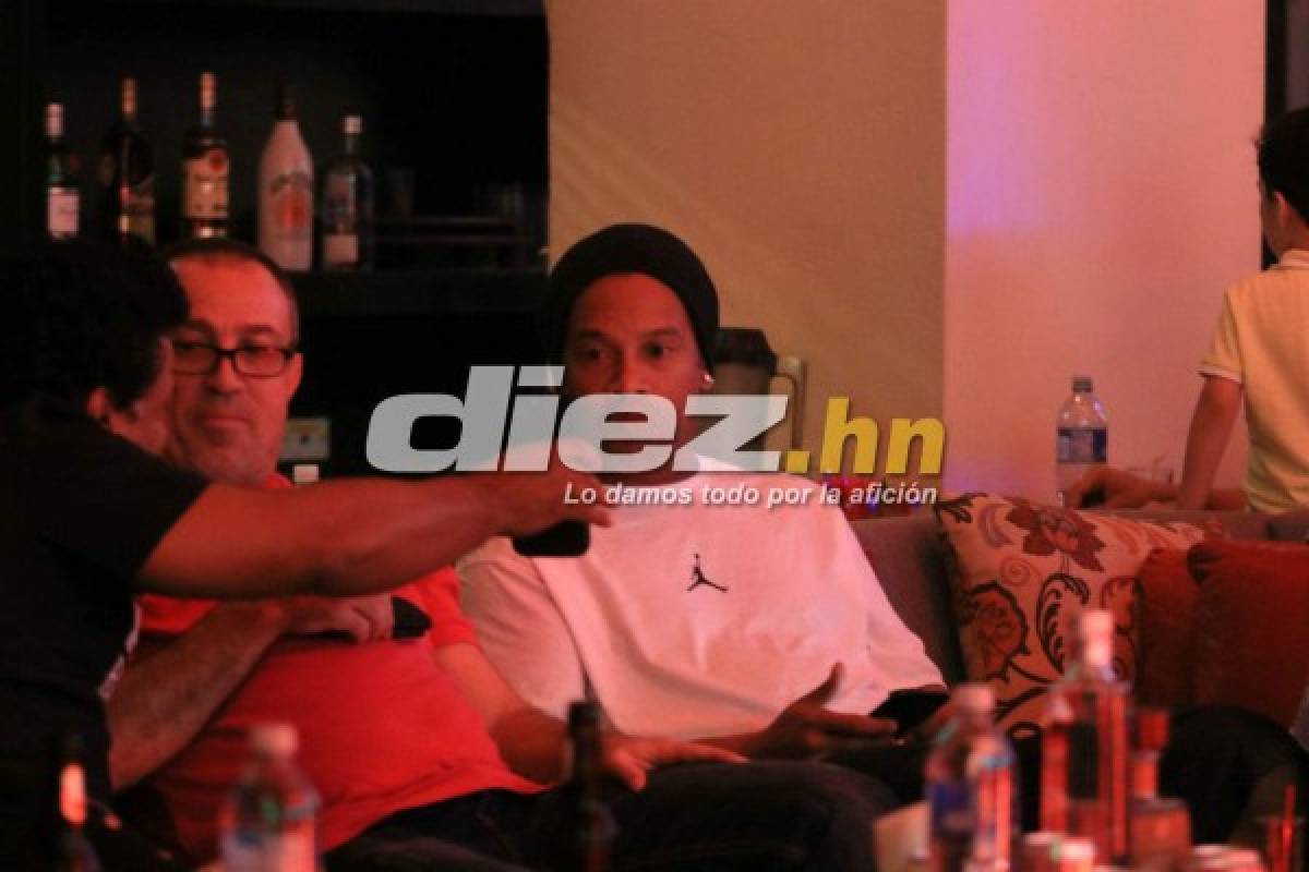 EN FOTOS: Así fue todo el recorrido de Ronaldinho en Honduras