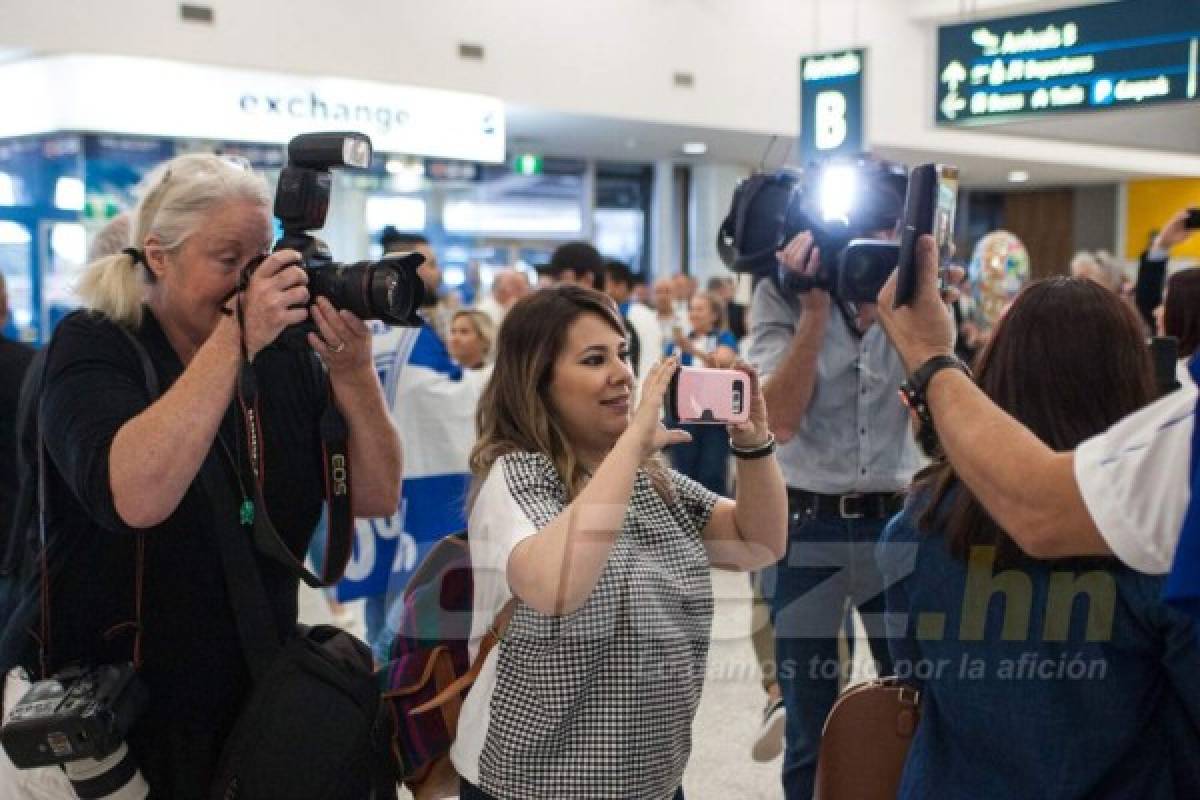 ¡QUÉ LINDO! El cálido recibimiento que le dieron a la Selección de Honduras en Sídney