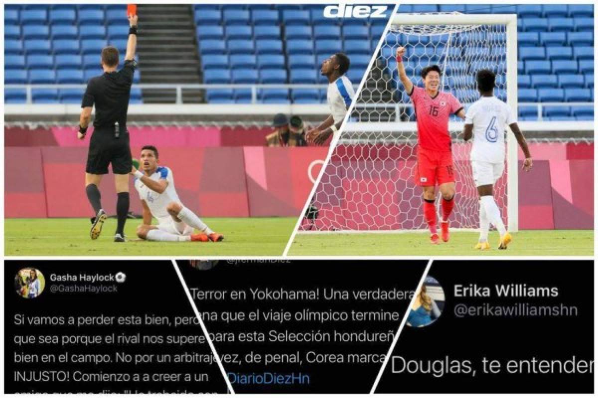 'Terror en Yokohama': goleada, baño de críticas en redes y polémica arbitral en eliminación de Honduras en Tokio