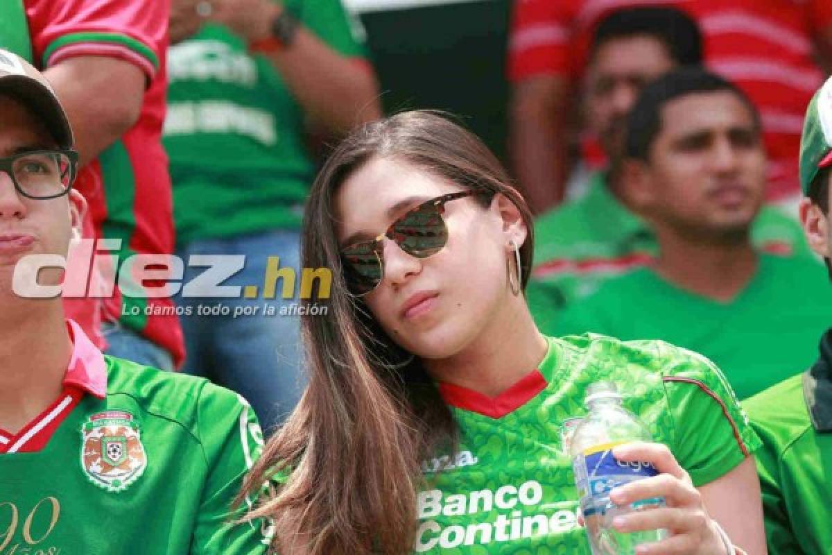 ¡BELLEZA! Las hermosas chicas que paralizaron la final -Marathón-Motagua