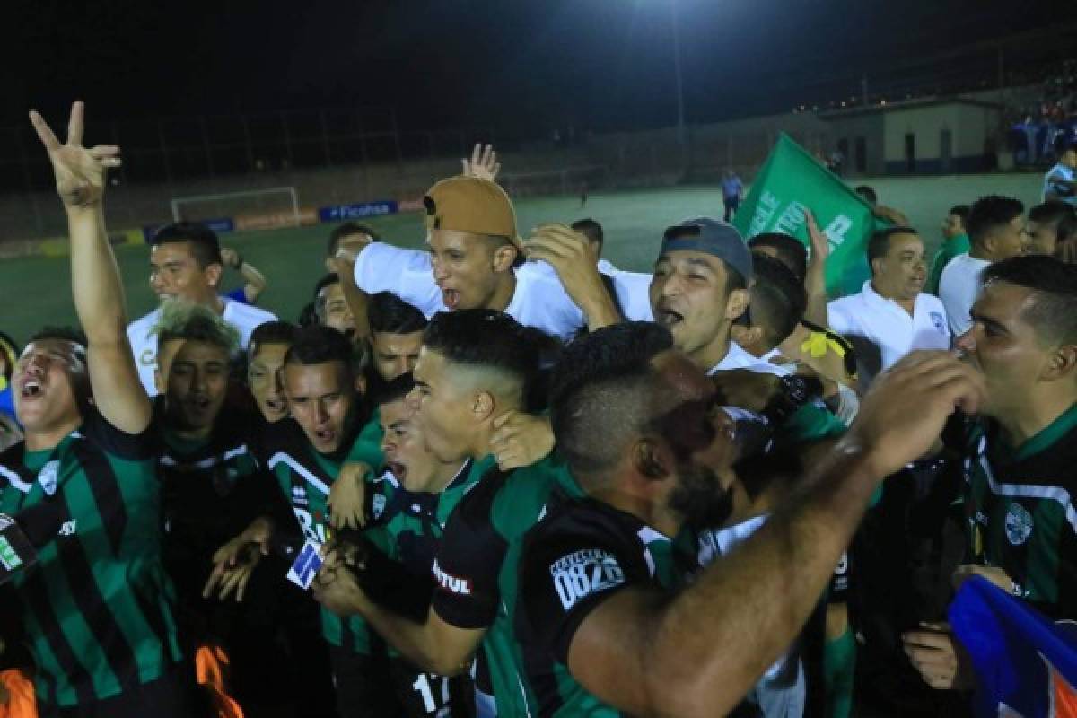 EN FOTOS: Así celebró Infop el ascenso a Liga Nacional de Honduras