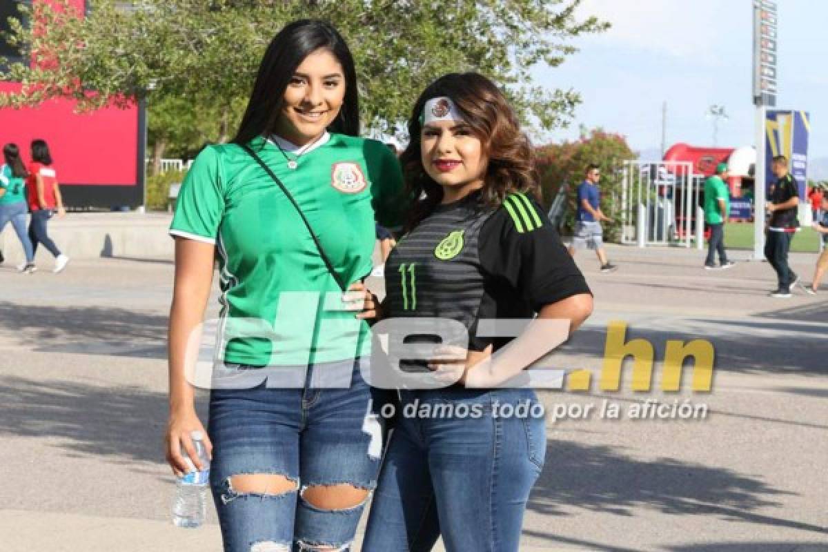 ¡Qué hermosas! Las bellezas del México-Honduras por Copa Oro