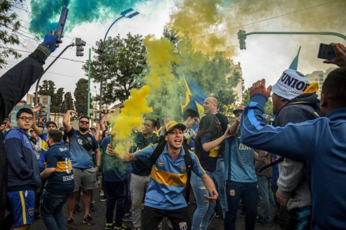 FOTOS: La impresionante despepida de los aficionados al Boca Juniors