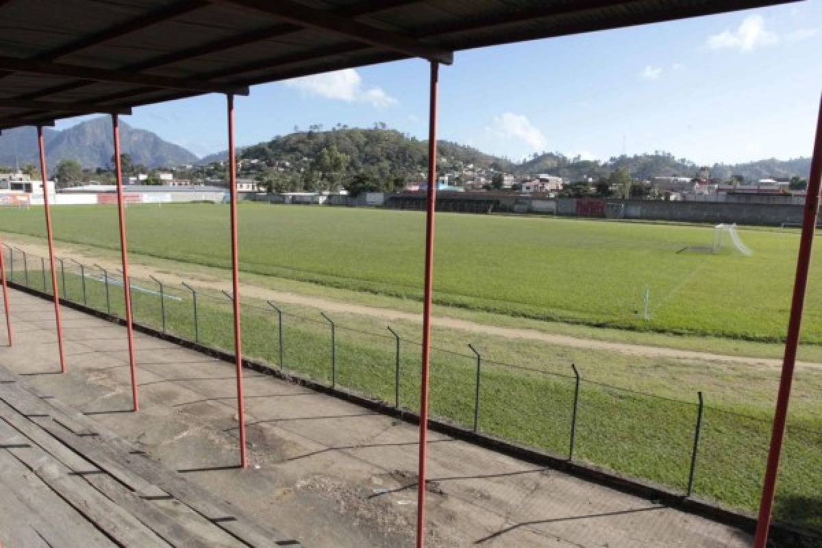 FOTOS: La remodelación que se realiza en el estadio Marcelo Tinoco de Danlí
