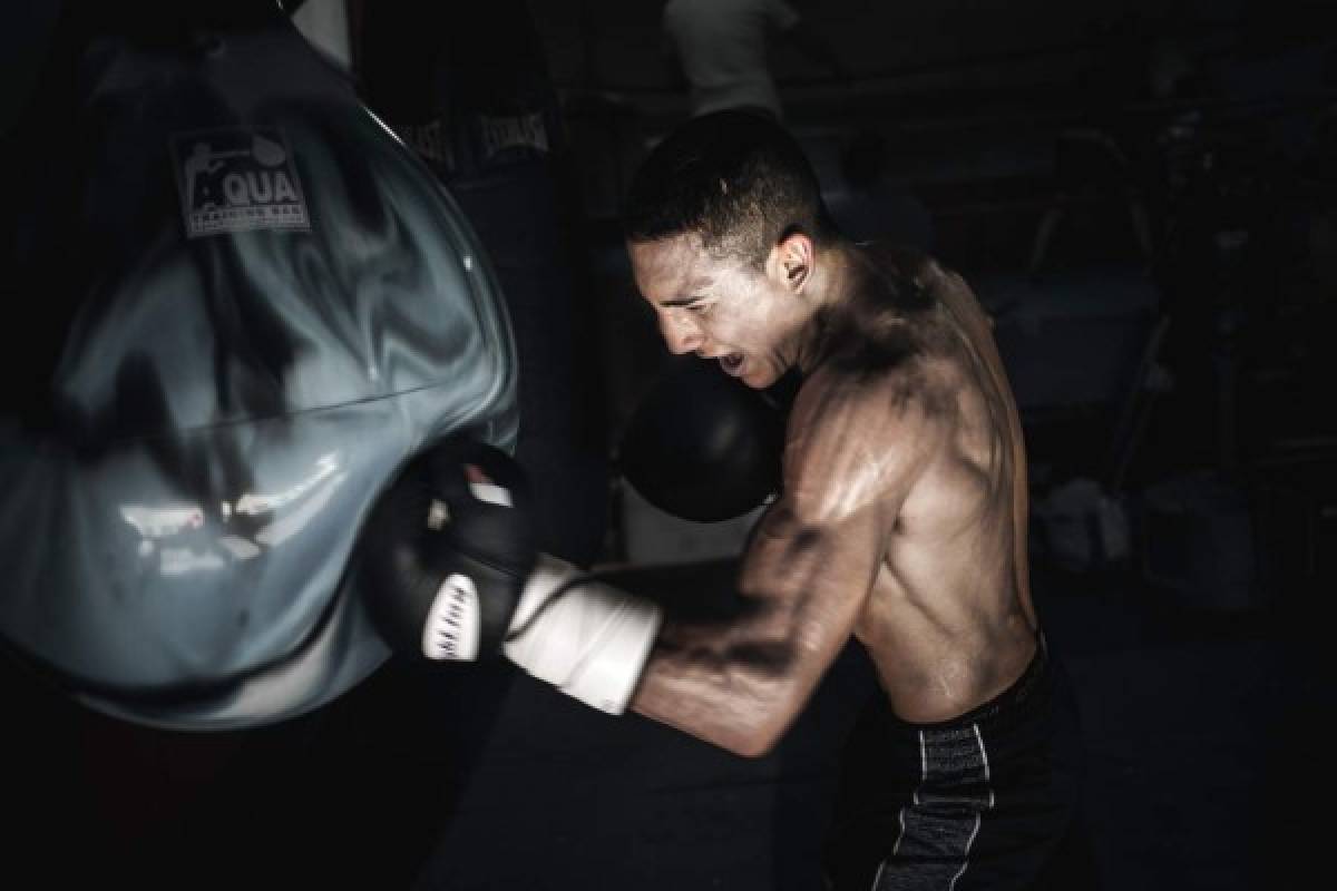 Las fotografías inéditas de boxeador hondureño Teofimo López