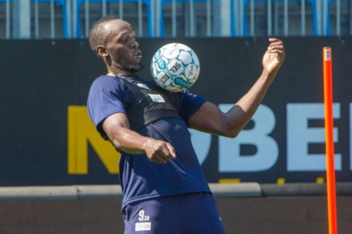 Usain Bolt debuta como futbolista en un amistoso con un equipo noruego