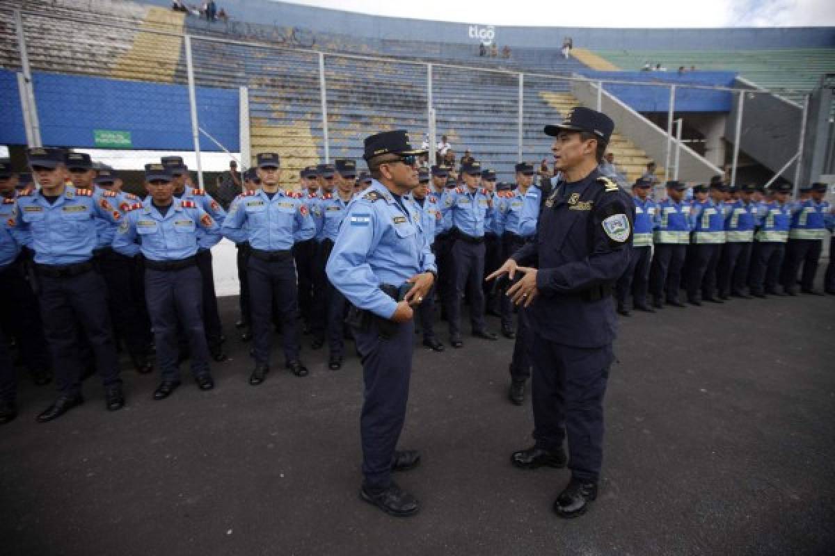 Final Olimpia-Motagua: Policía asegura que el juego no corre riesgo pese a protestas
