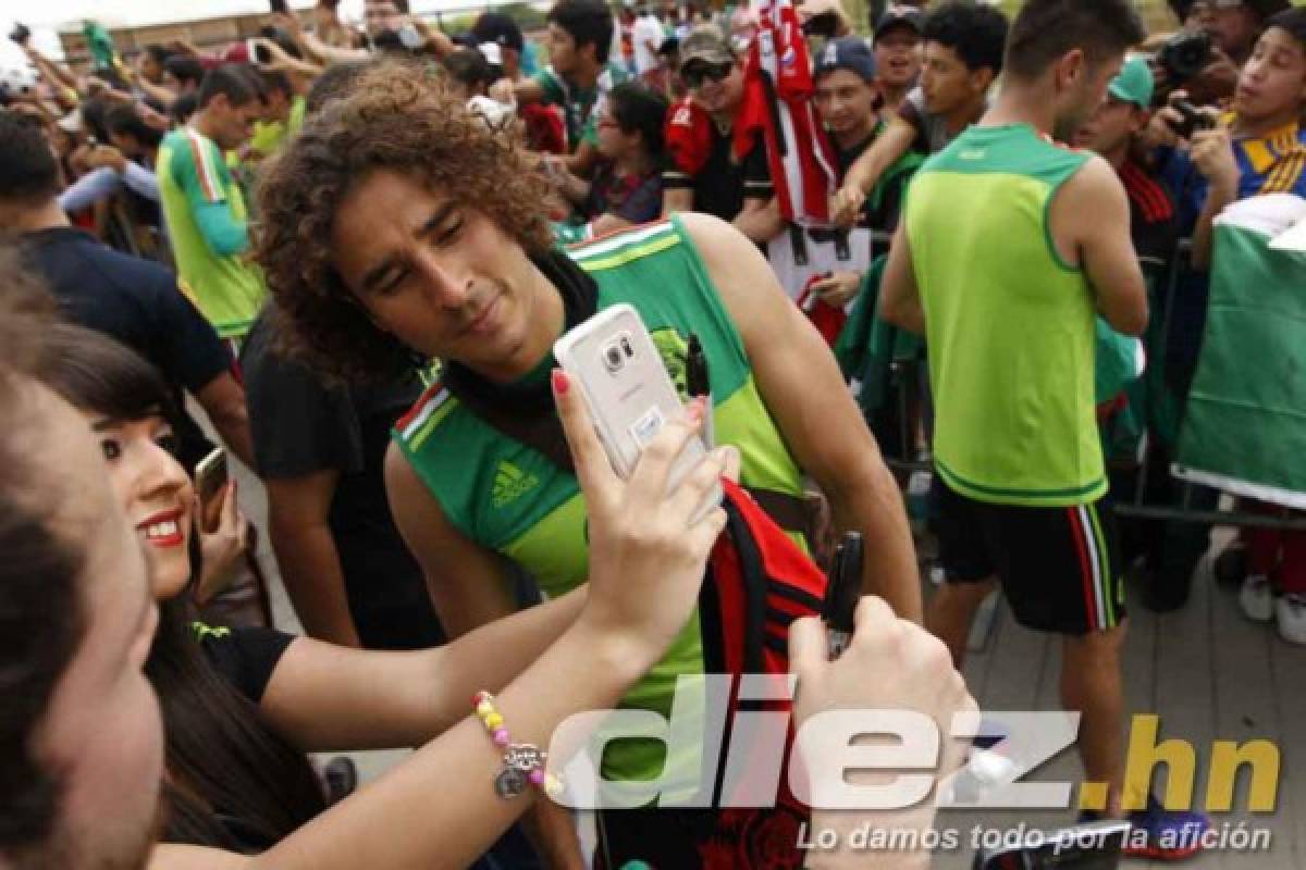 Entrenamiento de México en Houston