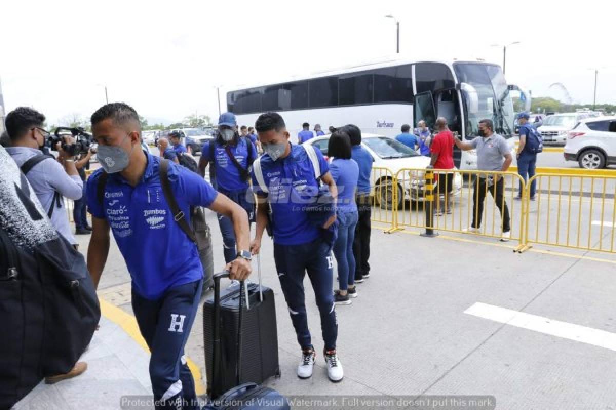 ¡Por el oro! La Selección de Honduras puso rumbo a EUA sin lesionados y con mentalidad ganadora