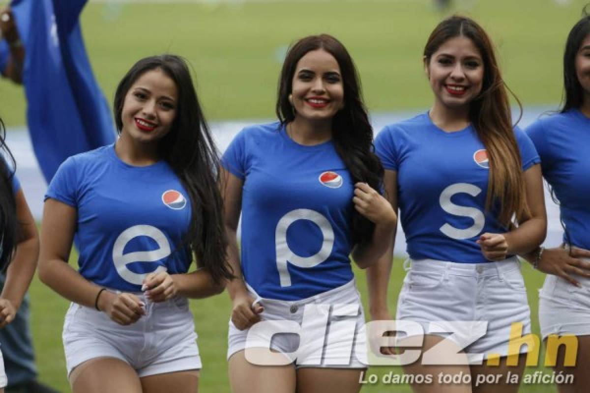 ¡Hermosas chicas! El lado más sexy de la final entre Motagua y Olimpia