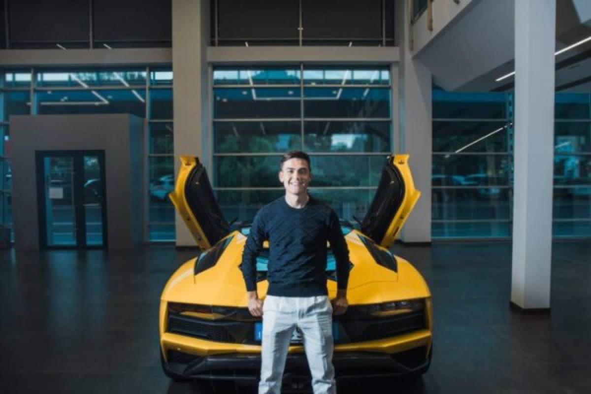 Dybala responde a Cristiano Ronaldo comprándose un espectacular Lamborghini Aventador