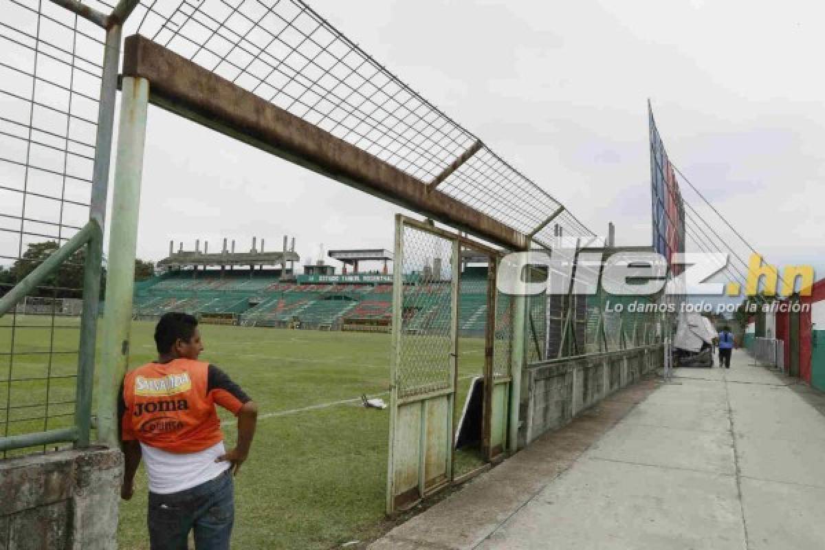 FOTOS: Reunión del Marathón y así pulen el Yankel para el juego ante Real España