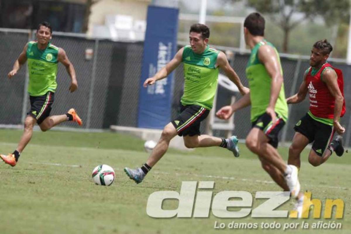 Entrenamiento de México en Houston