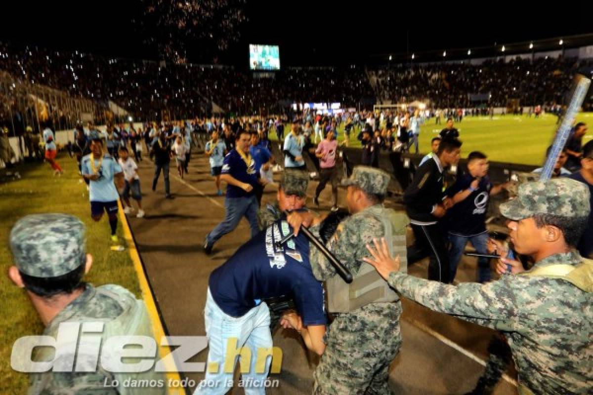 La afición motagüense celebra la #13.