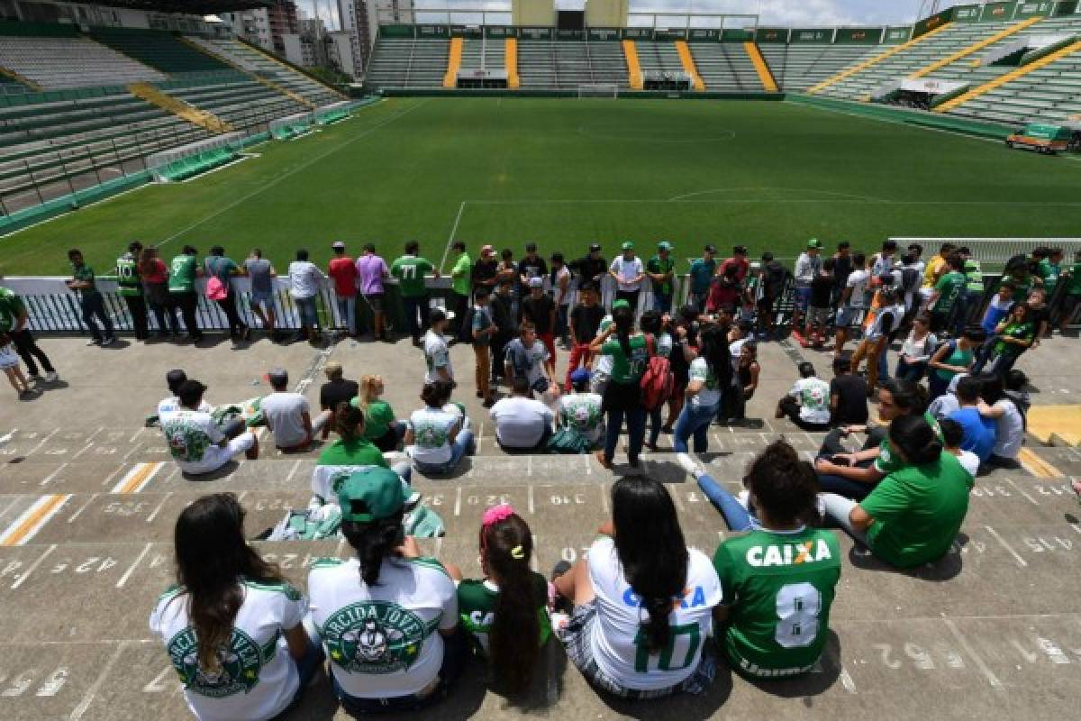 Llanto y dolor: El sufrimiento de los miles de aficionados del Chapecoense