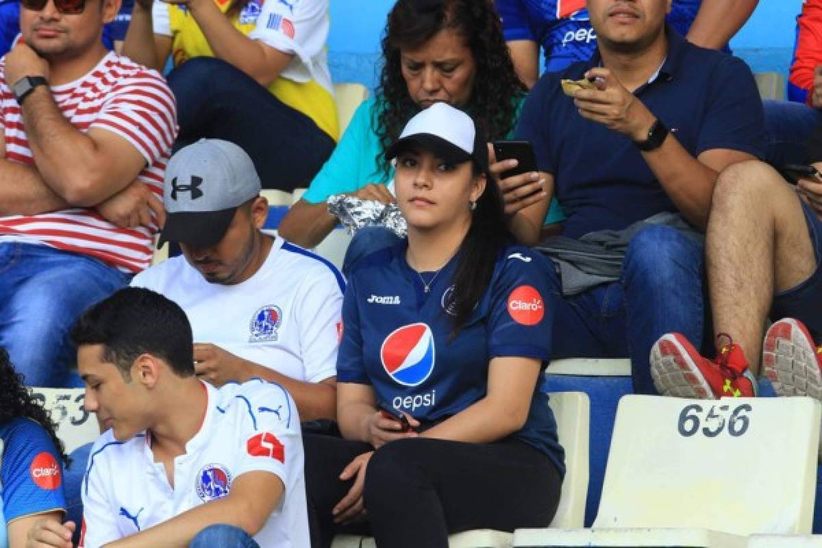 ¡Las bellezas que llegaron a ver el clásico Olimpia-Motagua!