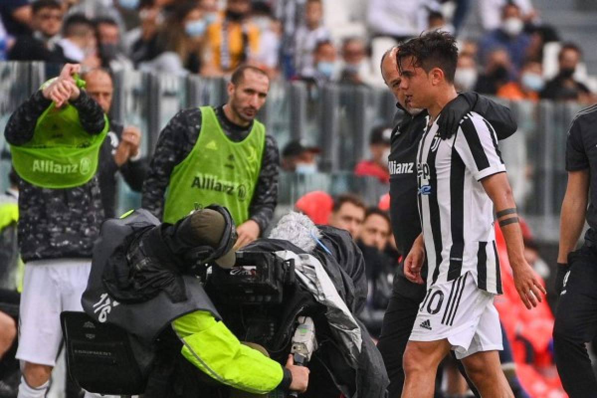 Duras imágenes: Dybala se rompe y se marcha llorando al vestuario en el sufrido triunfo de la Juventus