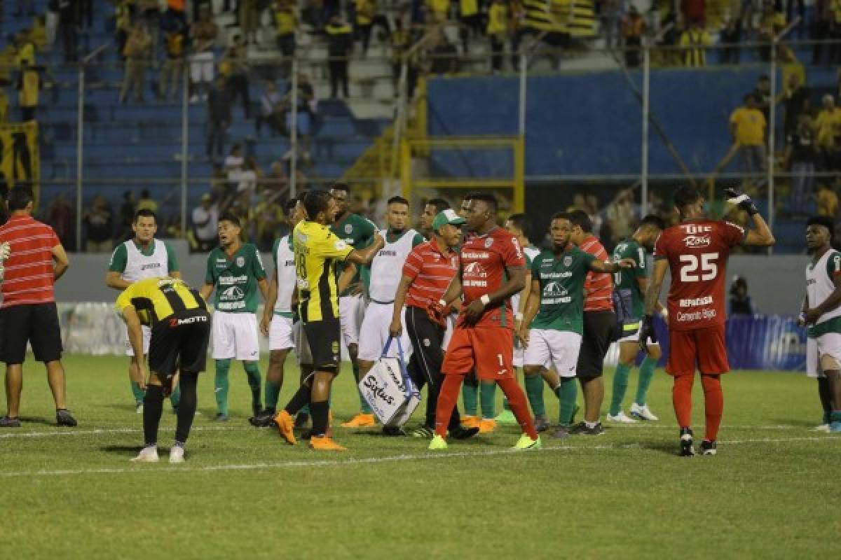 NO SE VIO: Piedras, empujones y trifulca de jugadores en el clásico copero