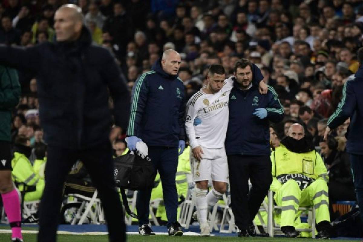 Fotos: El cariño a Keylor Navas en el Bernabéu, frío saludo con Courtois y el sufrimiento de Hazard