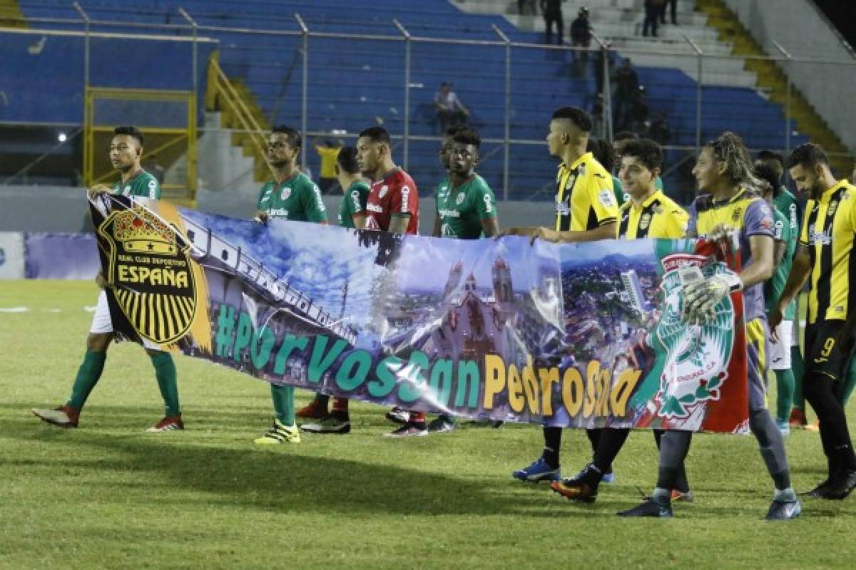 FOTOS: El detrás de cámaras del polémico juego por la paz en el Morazán