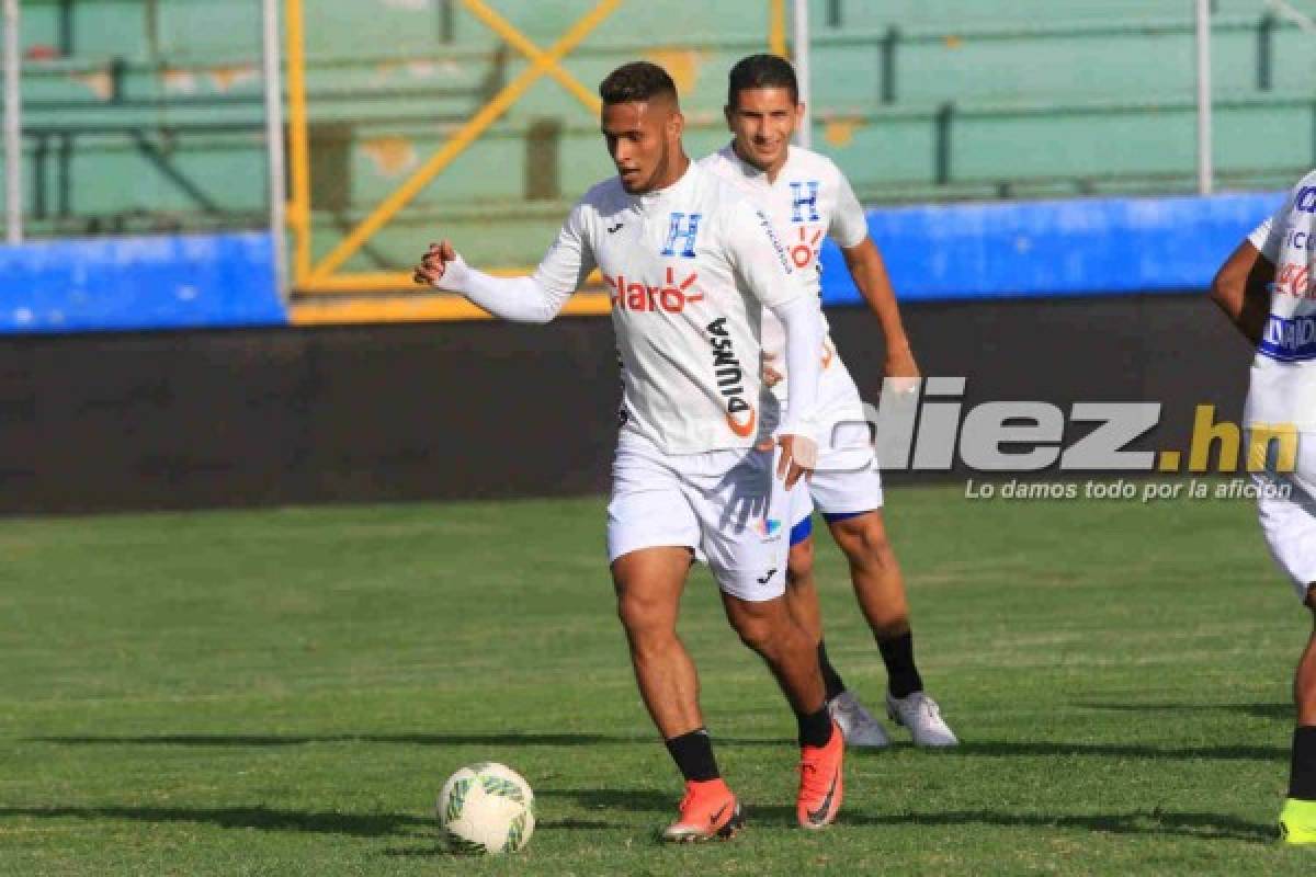 Bromas, patadas, risas y charlas previo al juego de Honduras ante Panamá