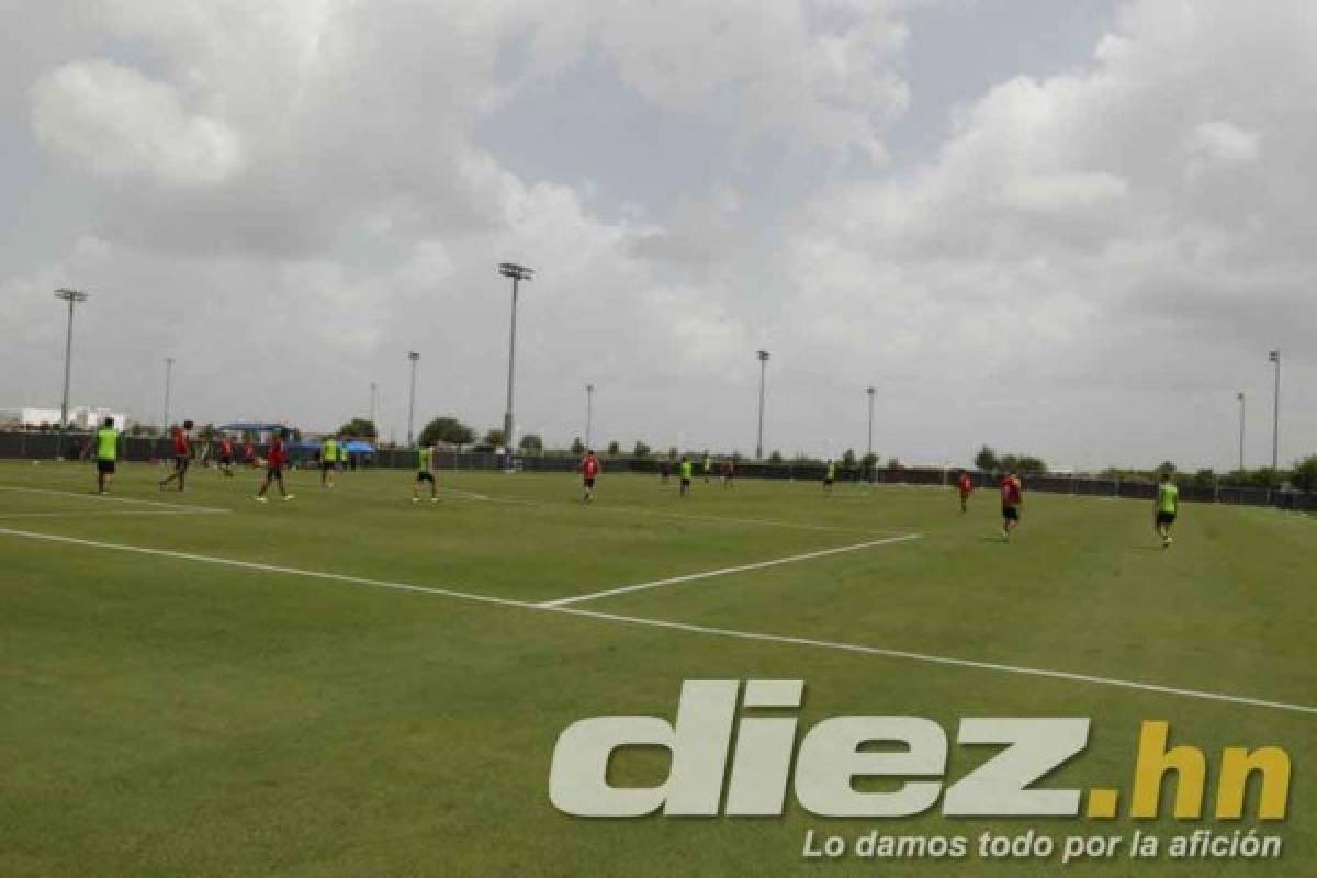 Entrenamiento de México en Houston