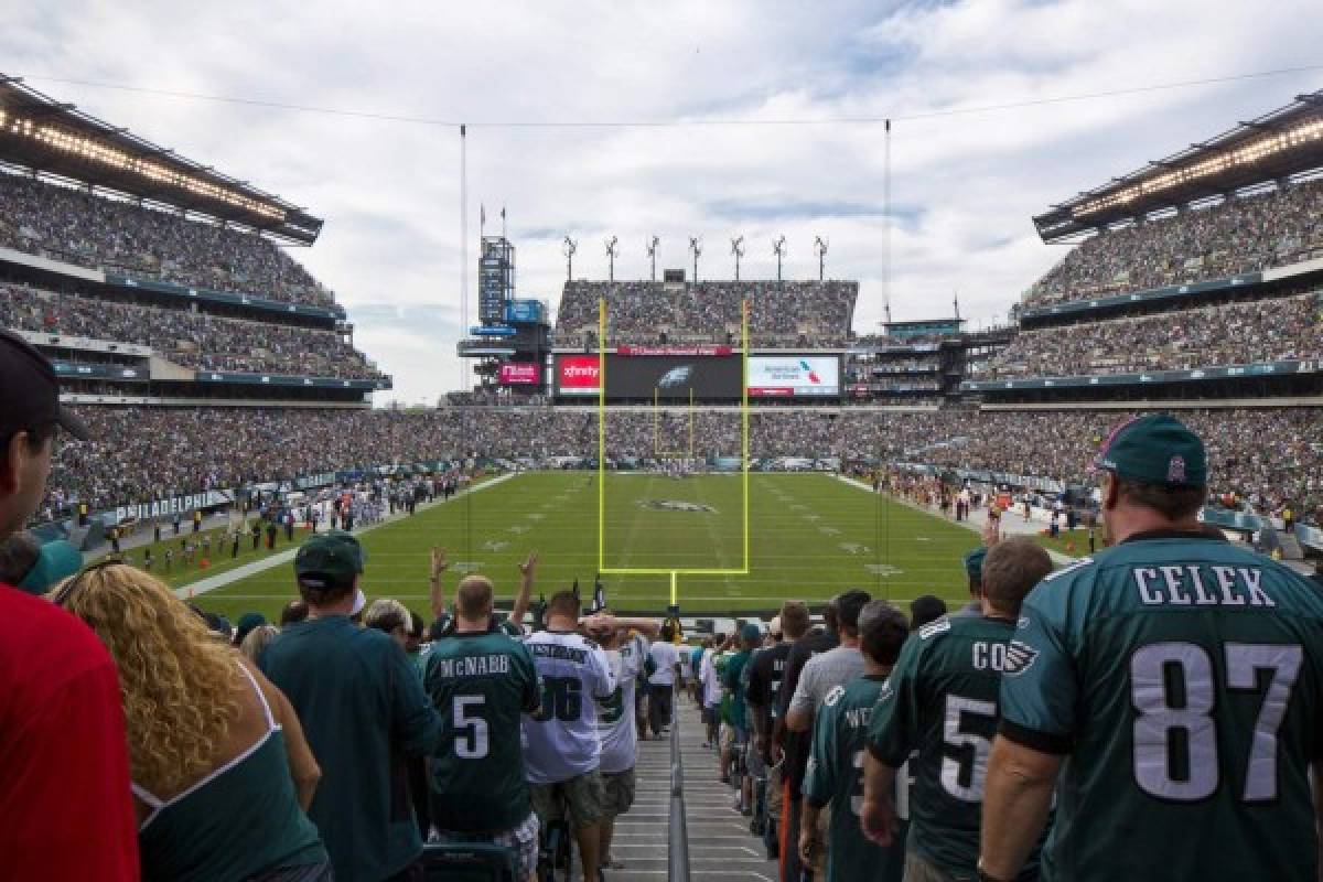 Estadio de primer mundo, el Lincoln Financial Field es el estadio de los Philadelphia Eagles