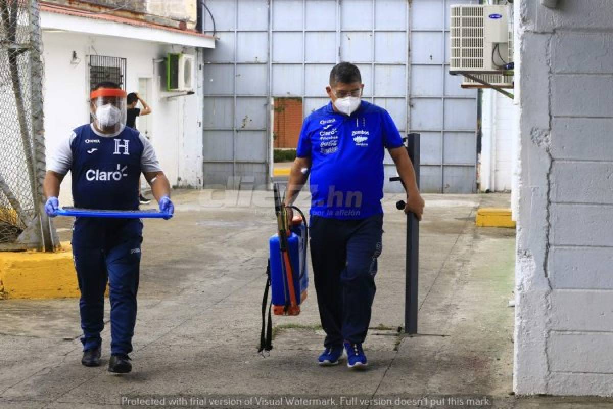 Bajo estrictas medidas de bioseguridad, Selección Sub-20 de Honduras vuelve a los entrenos