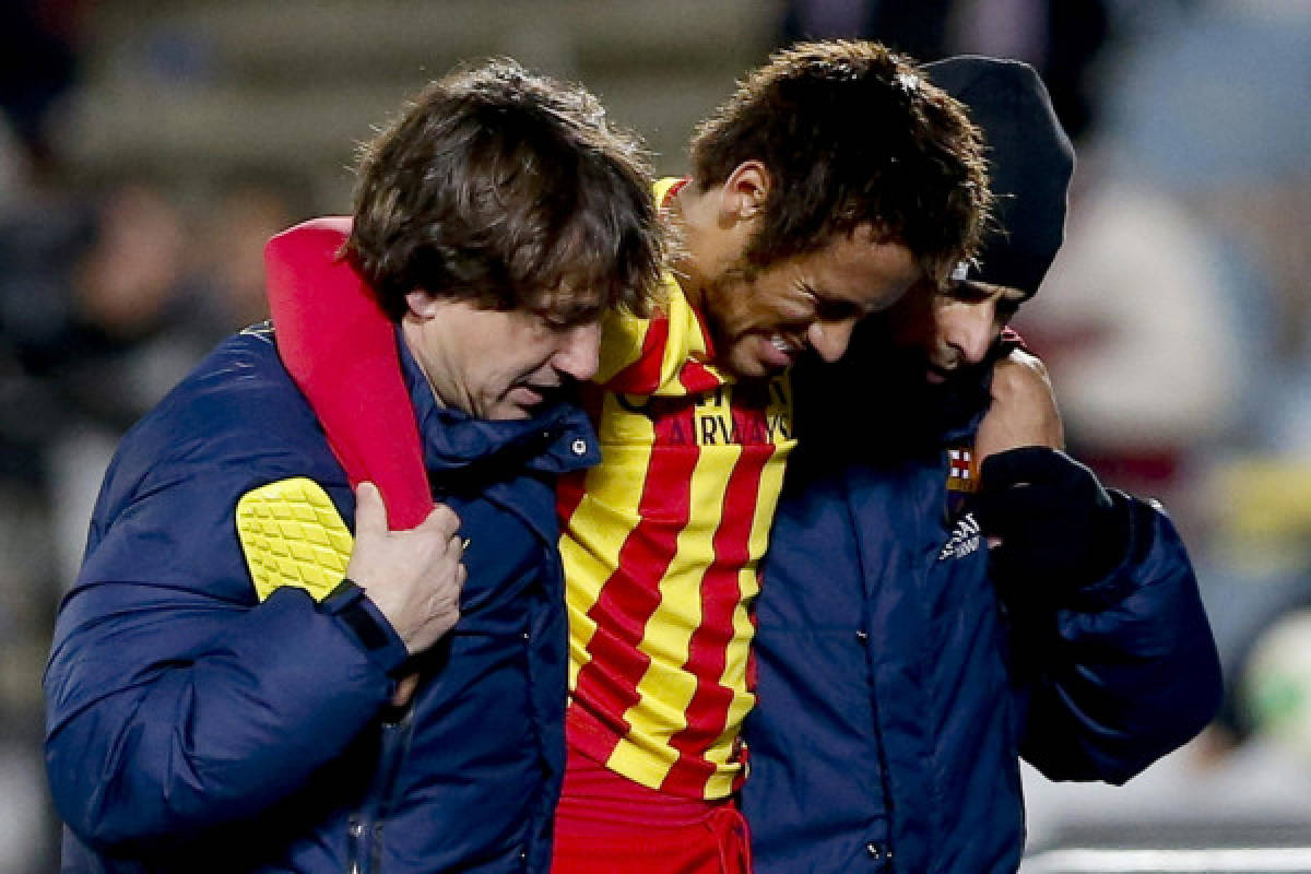 El tobillo de Neymar dejó a oscuras el estadio de Getafe