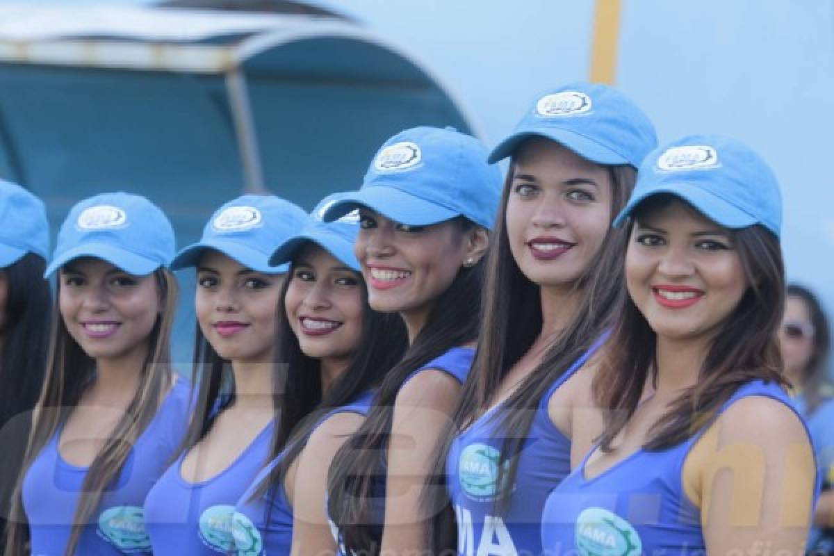 Las chicas más bonitas en los estadios de Honduras en la fecha 11