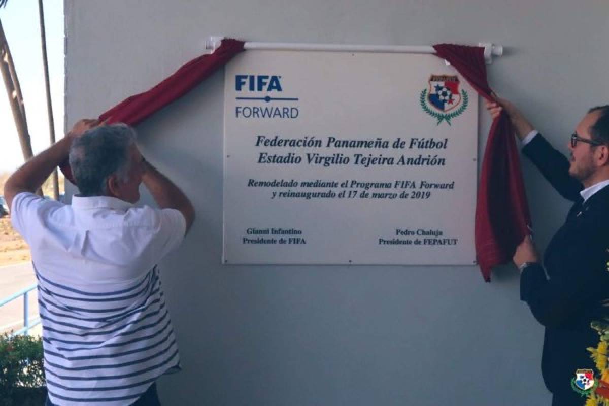 Panamá reinaugura complejo de fútbol que fue remodelado con fondos de FIFA  