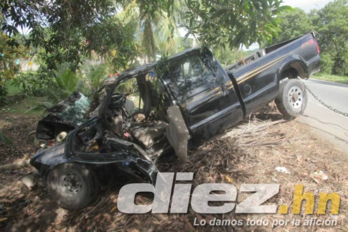 FOTOS: ¡Impactante! Así quedó el auto en el que se accidentó Jhon Paul Suazo
