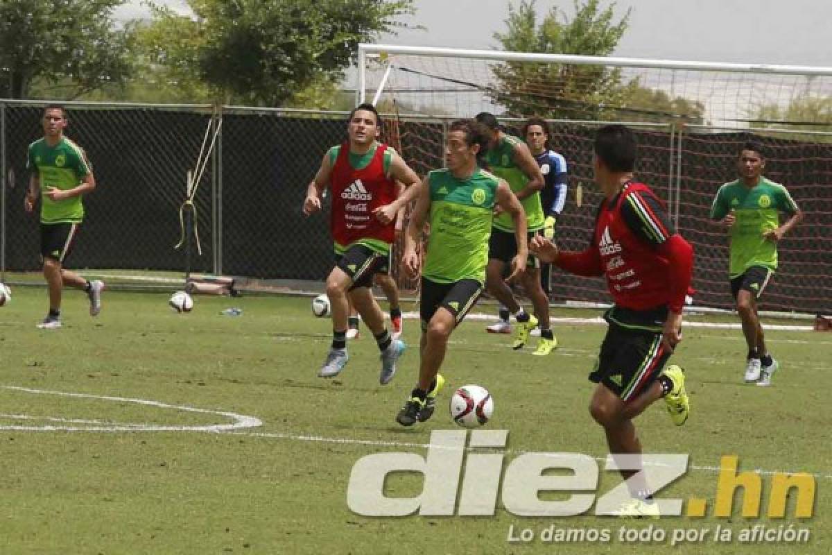 Entrenamiento de México en Houston