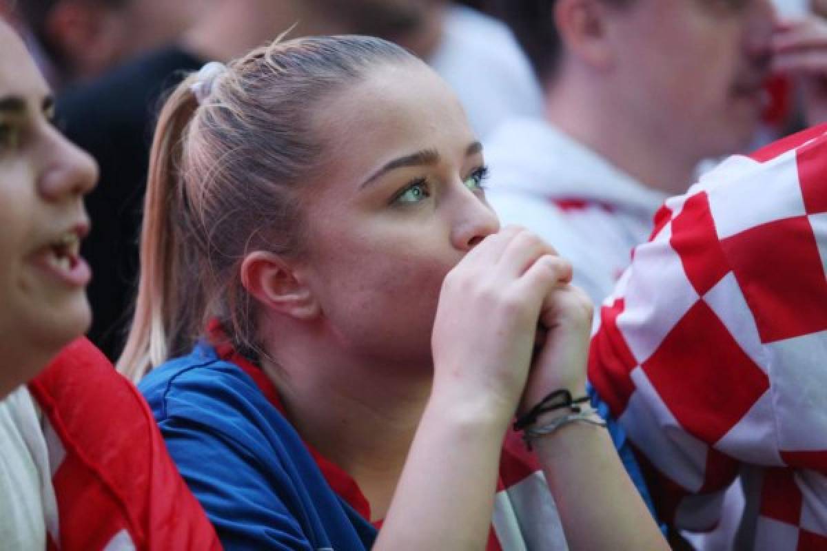 Desmadre y belleza: Así celebran en Croacia el pase a la final de Rusia 2018