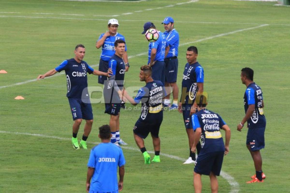 Las imágenes que dejó el primer entreno de Honduras de cara a la Copa Oro