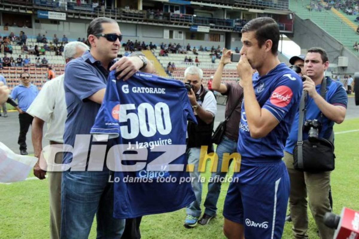 El errorazo de Motagua al homenajear a Junior Izaguirre por su juego 500