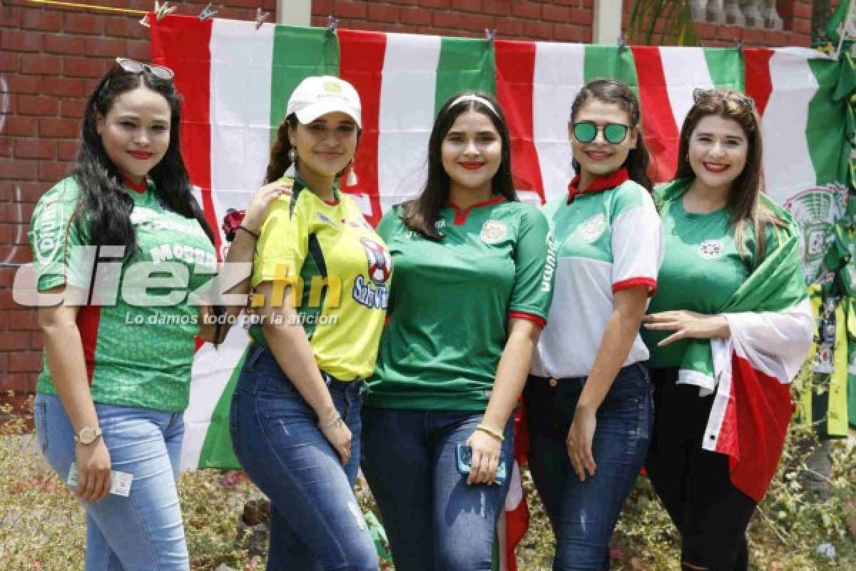 ¡BELLEZA! Las hermosas chicas que paralizaron la final -Marathón-Motagua