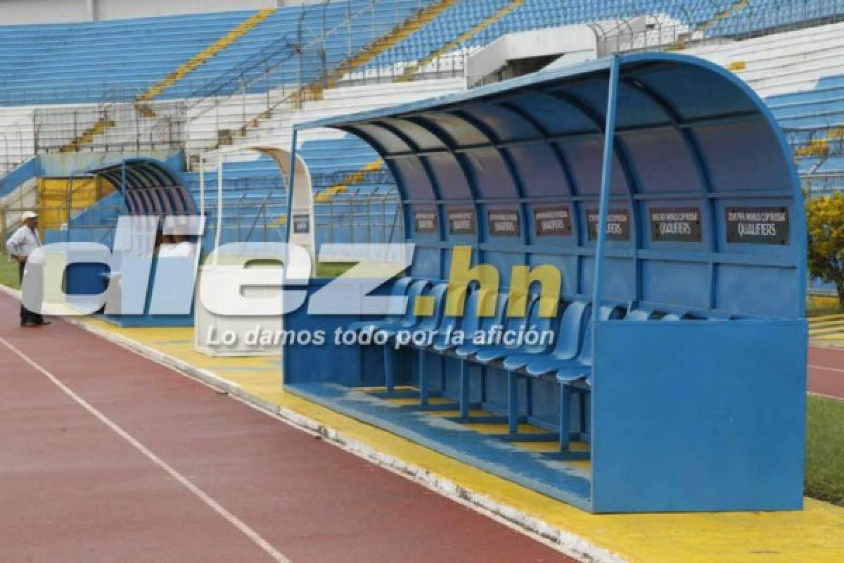 ¡QUÉ BELLEZA! Así pulen el estadio Olímpico para juego de Honduras ante Australia