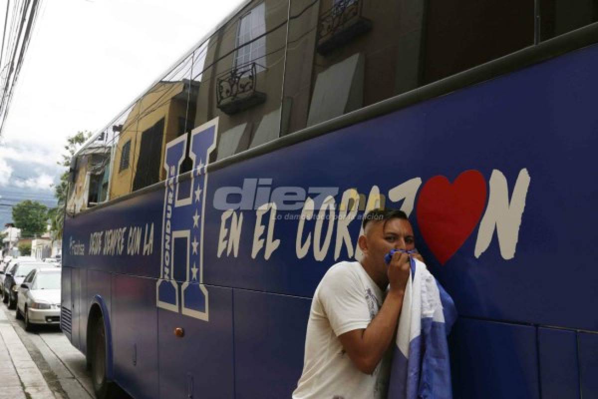 ¡CHULO! Así es el autobús en el que se mueve la Selección de Honduras