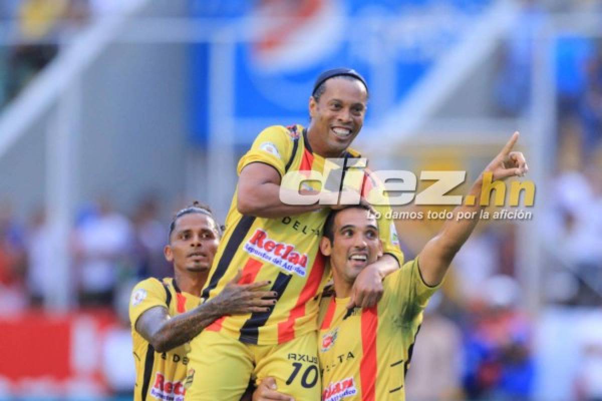 EN FOTOS: Así fue todo el recorrido de Ronaldinho en Honduras