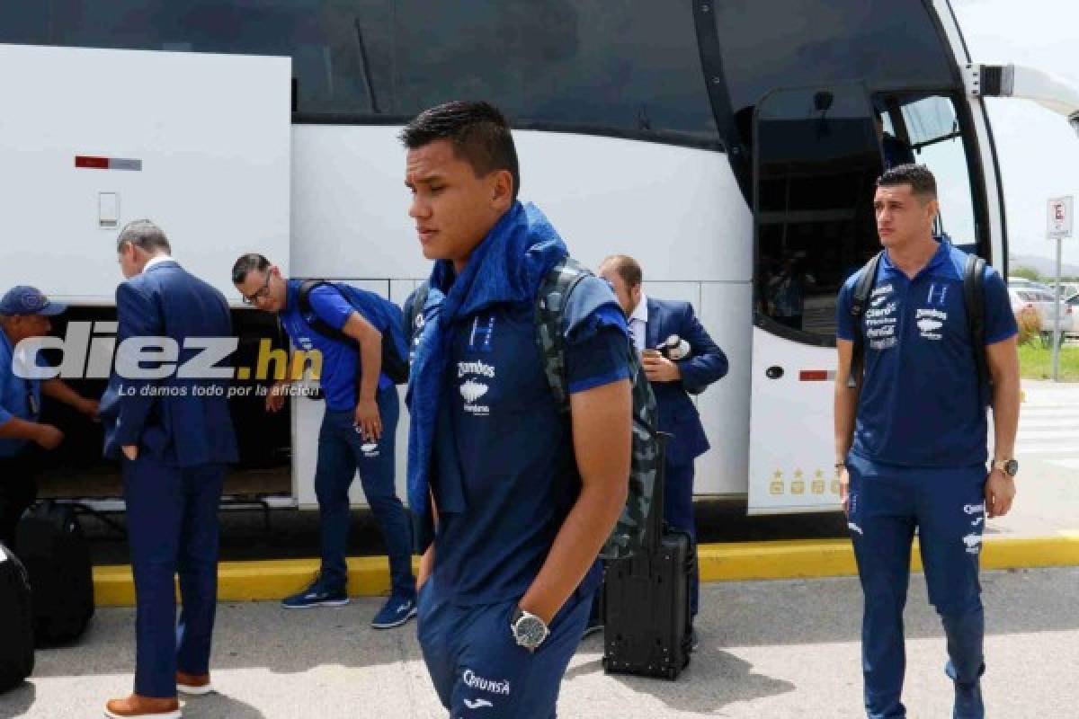 FOTOS: Selección de Honduras salió rumbo a Jamaica para su debut en Copa Oro