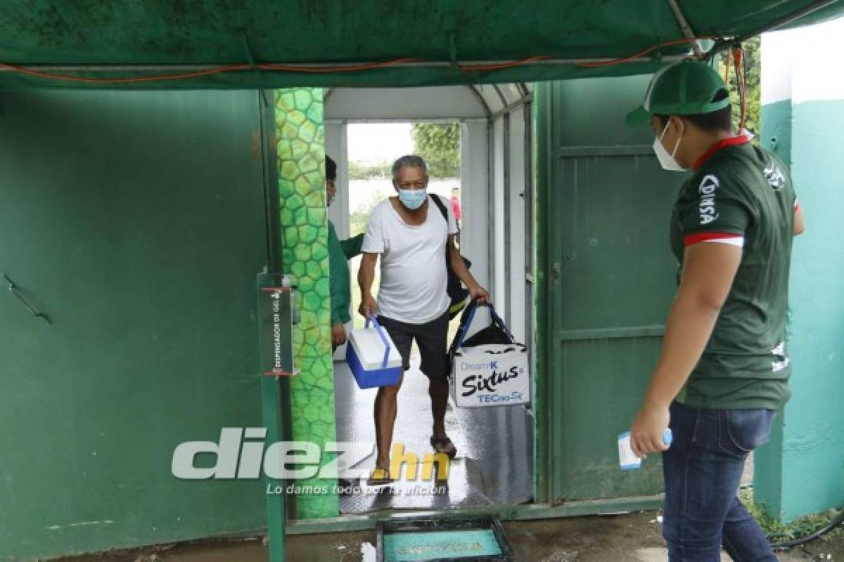 El protocolo de bioseguridad en Marathón, el festejo de Moreira y las otras fotos de la jornada 10 del Clausura 2021