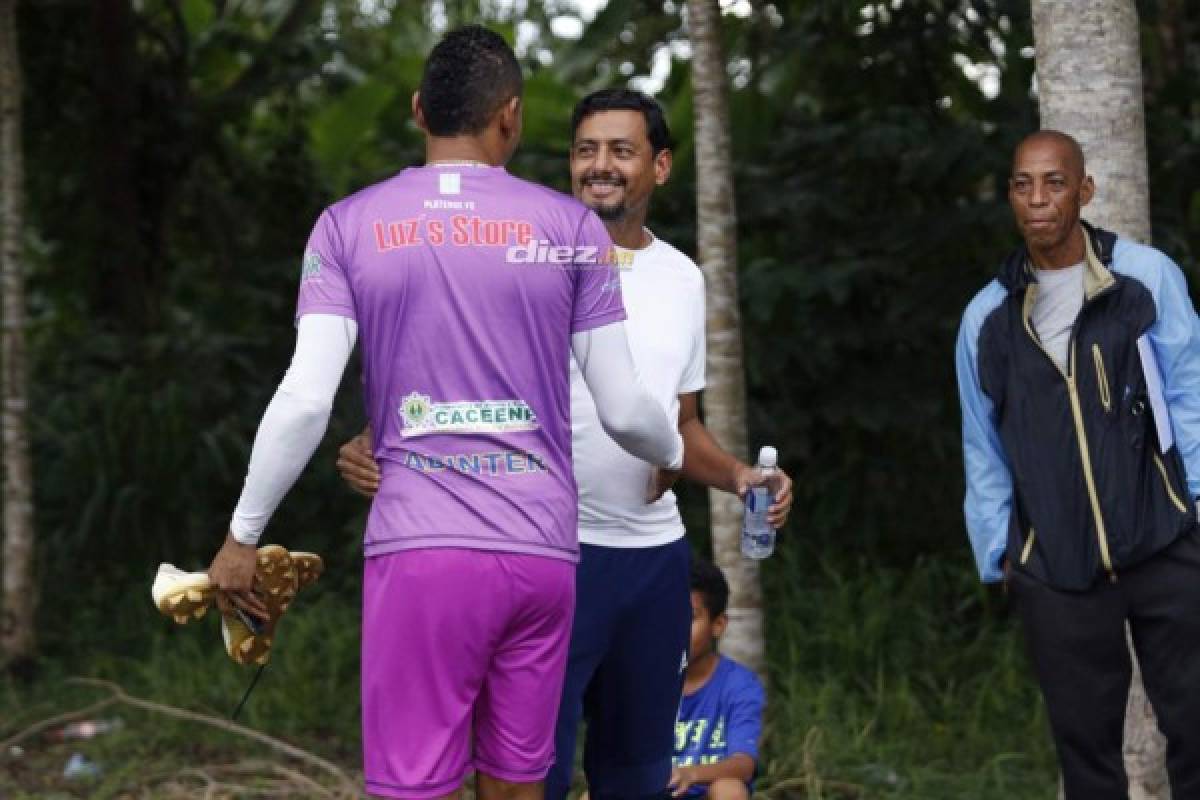 Fotos: Carlo Costly vuelve a sudar la camisa del Platense 14 años después de su debut