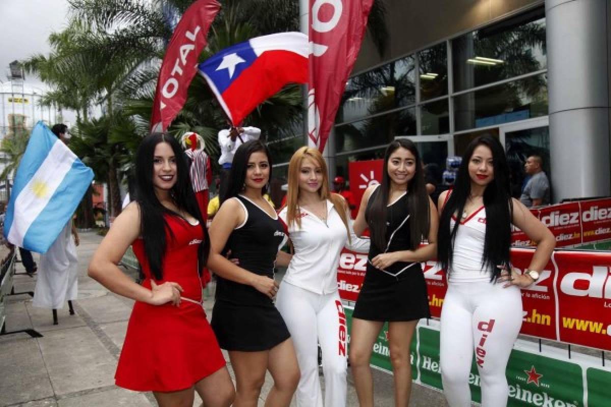 FOTOGALERÍA: La belleza hondureña en la final de la Copa América Centenario