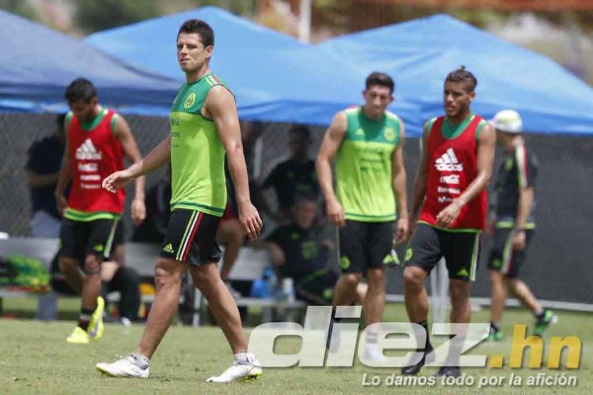 Entrenamiento de México en Houston