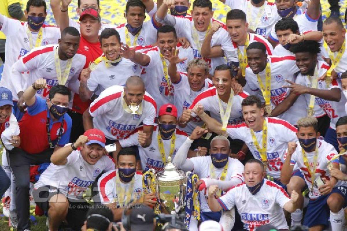 El Yankel se pinta de blanco: así fue la locura del Olimpia luego de coronarse bicampeón en Honduras