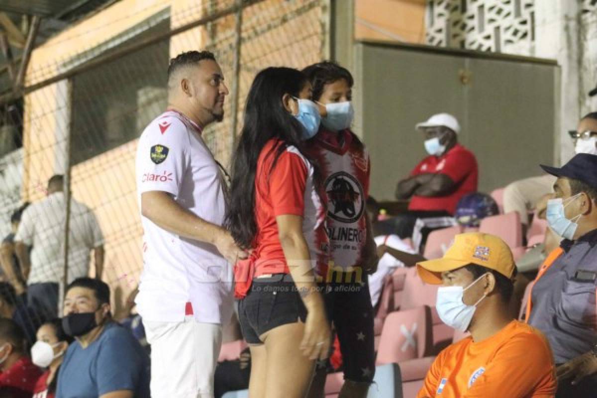 La afición volvió al estadio: las hermosas chicas y la fisioterapeuta del Vida que enamoró en La Ceiba