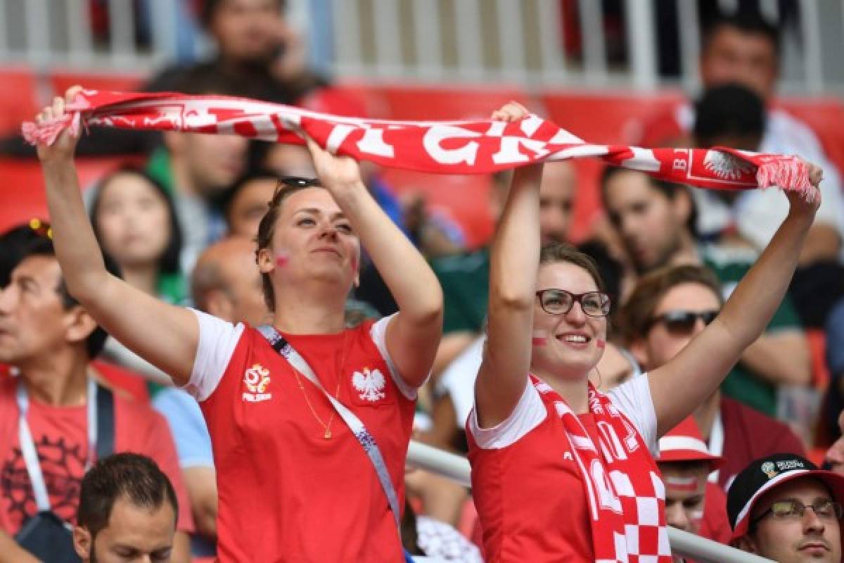 ¡BELLEZA! Las espectaculares aficionadas de Polonia en el Mundial de Rusia