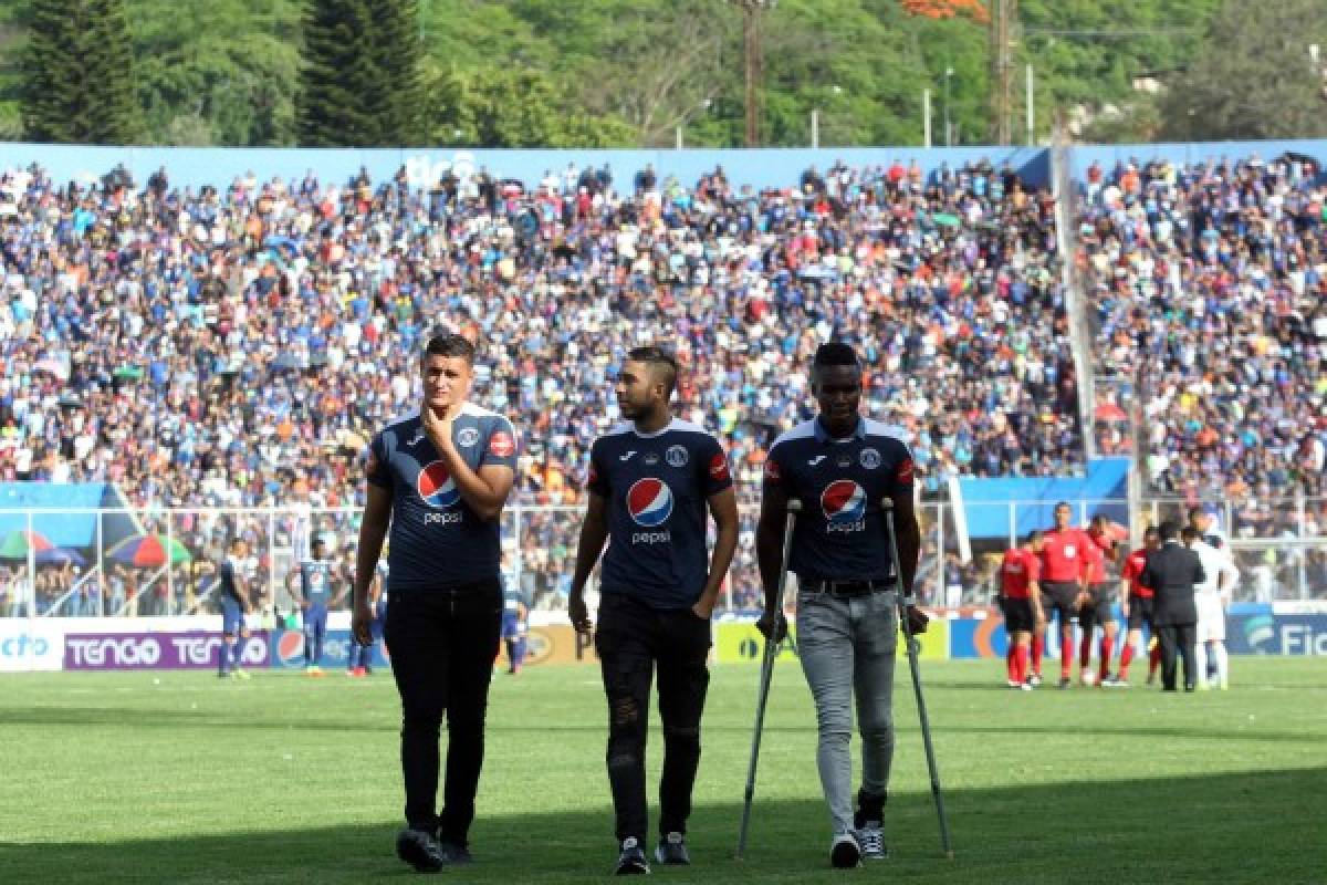 ¡Llenazo! Motagua celebra su Copa 15 con el Nacional a reventar