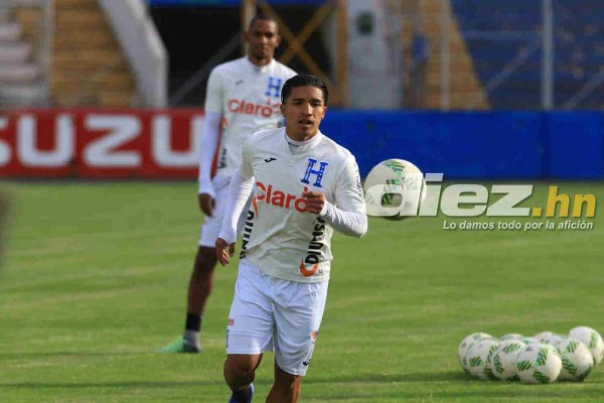 Bromas, patadas, risas y charlas previo al juego de Honduras ante Panamá